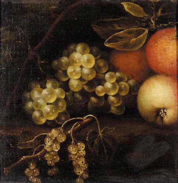 John Nost Sartorius Still life of fruits Sweden oil painting art